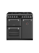 STOVES 444411510 Richmond Deluxe D900 Dual Fuel 90cm Range Cooker Anthracite Grey NEW FOR 2023