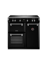 STOVES 444411438 Richmond Deluxe 90cm Electric Induction Range Cooker Black Touch Control NEW FOR 2023