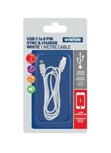 STATUS SPCLIGHTNCT1PK6 1m USB Type C to 8 Pin Sync and Charge Cable