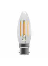 BELL 4W Dimmable LED Filament Clear Candle BC 2700K