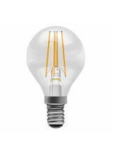 BELL 4W SES E14 Dimmable LED Filament Bulb Golf Ball Warm White 2700K (40w Equiv)