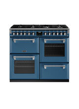 STOVES 444411549 Richmond Deluxe 100cm Dual Fuel Range Cooker Thunder Blue NEW FOR 2023