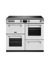 STOVES 444411564 Richmond Deluxe 100cm Touch Controls Electric Induction Range Cooker Icy White NEW FOR 2023