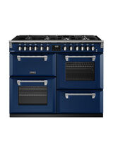 STOVES 444411576 Richmond Deluxe 110cm Dual Fuel Range Cooker Midnight Blue NEW FOR 2023