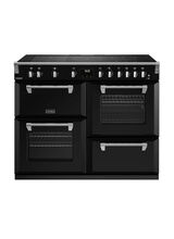 STOVES 444411453 Richmond Deluxe 110cm Rotary Control Electric Induction Range Cooker Black NEW FOR 2023