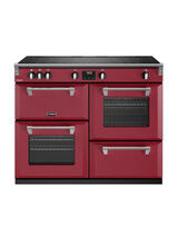 STOVES 444411593 Richmond Deluxe 110cm Electric Induction Range Cooker Chilli Red Touch Control NEW FOR 2023