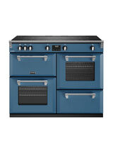 STOVES 444411599 Richmond Deluxe 110cm Electric Induction Range Cooker Thunder Blue Touch Control NEW FOR 2023