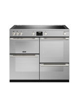 STOVES 444411473 Sterling Deluxe D1000 Electric Induction 100cm Range Cooker Touch Control Stainless Steel NEW FOR 2023