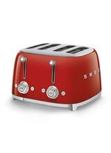 SMEG TSF03RDUK Retro 4 Slice Toaster Red