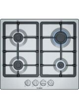 BOSCH PGP6B5B90 58.2cm Gas Hob - Stainless Steel