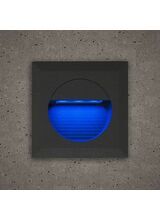 BELL Luna 1.2W IP54 Square LED Guide Light Grey Blue