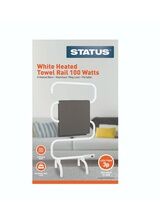 STATUS WHTR-100W1PKB 100w Portable Heated Towel Rail White