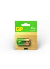 GP Ultra D Alkaline Battery 2 Pack Card GPPCA13AU086