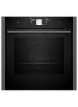 NEFF B64VT73G0B N90 Slide and Hide Built-In Electric Single Oven with Added Steam Function Graphite-Grey