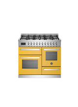 Bertazzoni Professional 100cm Range Cooker XG Oven Dual Fuel Yellow PRO106L3EGIT2