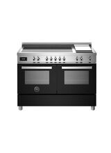 Bertazzoni Professional 120cm Range Cooker Twin Induction Black PRO125I2ENET