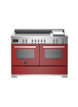 Bertazzoni Professional 120cm Range Cooker Twin Induction Red PRO125I2EROT2