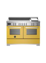 Bertazzoni Professional 120cm Range Cooker Twin Induction Yellow PRO125I2EGIT2