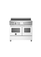 Bertazzoni Master 100cm Range Cooker Twin Oven Induction White MAS105I2EBIC2