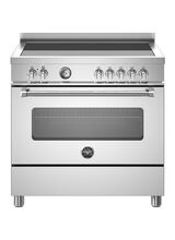 Bertazzoni Master MAS95I1EXC 90cm Range Cooker Single Oven Induction Stainless Steel