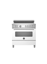 Bertazzoni Master 90cm Range Cooker Single Oven Induction White MAS95I1EBIC2
