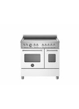 Bertazzoni Master 90cm Range Cooker Twin Oven Induction White MAS95I2EBIC