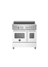 Bertazzoni Master 90cm Range Cooker Twin Oven Induction White MAS95I2EBIC2