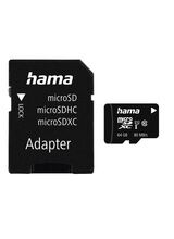 HAMA 124140 64Gb MicroSD Card Class 10 80mbs With SD Adaptor