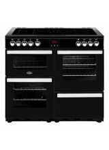 BELLING 444444086 CookCentre 100cm Electric Range Cooker With Ceramic Hob Black