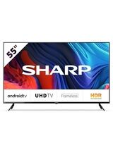 SHARP 4T-C55FP1KL2AB 55" 4K UHD Android Smart TV
