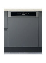 HOTPOINT H3BL626XUK 60cm Semi Integrated Dishwasher Stainless Steel