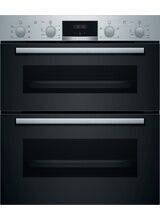 BOSCH NBS113BR0B Series 2, Built-Under Double Oven Stainless Steel