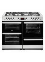 BELLING 444444100 CookCentre 110cm Gas Range Cooker Stainless Steel