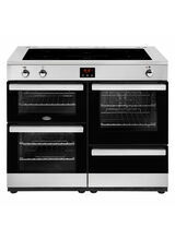 BELLING 444444103 Cookcentre 110cm Range Cooker Induction Hob Stainless Steel