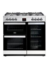BELLING 444411723 Cookcentre X90G 90cm Gas Professional Stainless Steel