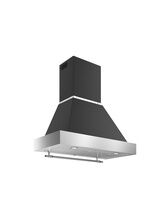 Bertazzoni Heritage Chimney Hood 100cm Wall Mounted Black KC36HERTNE + K100HERTX