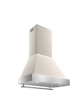 Bertazzoni Heritage Chimney Hood 90cm Ivory Stainless Base KC36HERTAV + K90HERTX