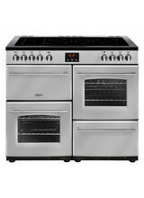 BELLING 444444137 Farmhouse 100cm Electric Range Cooker With Ceramic Hob Silver