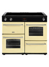 BELLING 444444144 Farmhouse 100cm Electric Range Cooker With Induction Hob Cream
