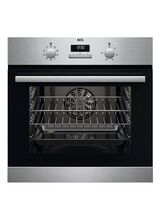 AEG BCX23101EM 59.4cm Built In Electric Single Oven Stainless Steel