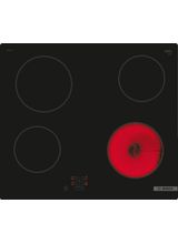 BOSCH PKE61RAA8B Series 2 60cm 4 Burner Electric Hob - Black