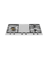 BERTAZZONI PM3630GX Segmented 90cm Gas Hob with Electric Griddle
