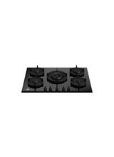 BERTAZZONI P755CMODGNE Modern Series 75cm Gas on Glass Hob with Central Wok Burner