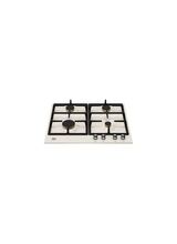 BERTAZZONI P604HERAX Heritage Series 60cm Gas Hob Ivory Chrome