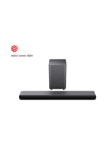 TCL S55H 2.1 ch Dolby Atmos &amp; DTS Virtual:X Wireless Soundbar with Wireless Subwoofer - Dark Titanium