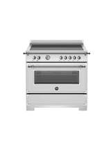 Bertazzoni Heritage 90cm Range Cooker Single Oven Induction Stainless Steel HER95I1EXT2