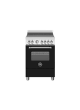 Bertazzoni Master 60cm Mini Range Cooker Single Oven Induction Matt Black MAS64I1ENEC2
