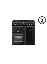 STOVES 444411850 Richmond 90cm Dual Fuel Range Cooker Black
