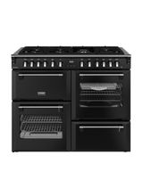 STOVES 444411862 Richmond 110cm Dual Fuel Range Cooker - Black