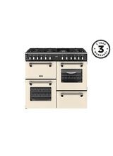 STOVES 444411872 Richmond Deluxe 100cm Dual Fuel Range Cooker - Cream